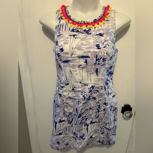 NEW - Lilly Pulitzer - MILA Shift Dress - Lilac Verben Rock The Dock - Size: 12